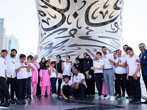 The visitors were from Dubai’s Senses Residential and Day Care for Special Needs (Senses)