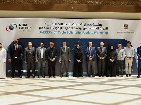 The NCM-UAE Research Programme for Rain Enhancement Science workshop to discuss pathways and set guidelines for proposals for the programme’s 5th Cycle in 2023.