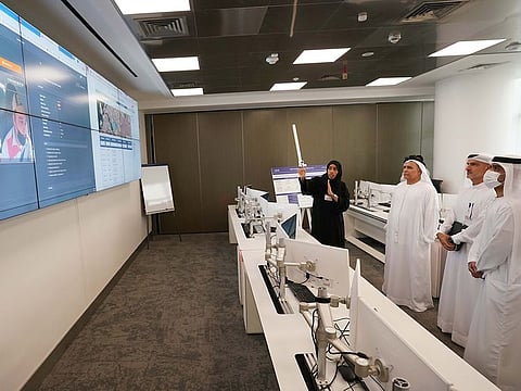 RTA chief Mattar Al Tayer (second from left) was briefed about the latest projects during the meeting