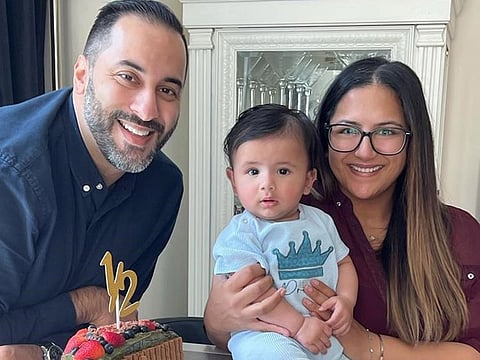 British expatriates Dr Neha Rathod and husband Amal Daveda are thrilled to fly back to London after two years with their seven-month-old baby boy Rhiyan on June 27.