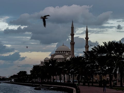 A cloudy day in Sharjah.