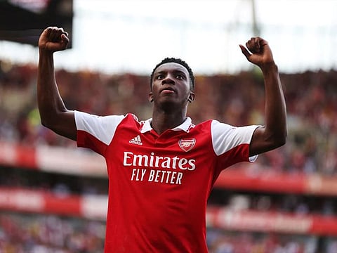 Eddie Nketiah has signed a long-term contract with Arsenal.