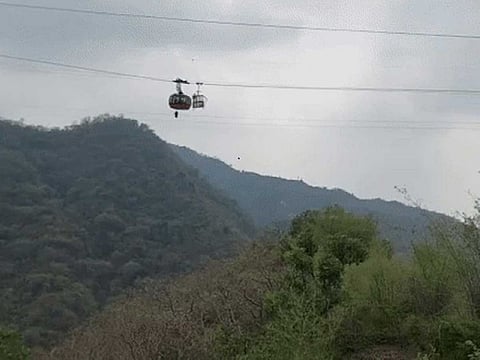 A rescue operation to help tourists stuck in a cable car in Himachal Pradesh, India, on Monday, June 20, 2022 has been completed.