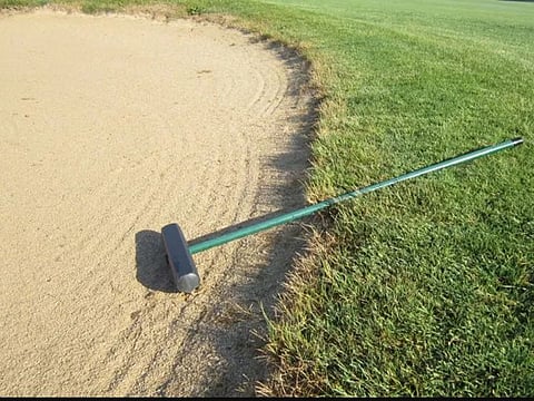Rakes in or out of Bunkers?