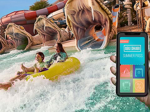 Holders of the Abu Dhabi Summer Pass can - among many other offers and destinations - enjoy more than 40 rides and slides at Yas Waterworld Abu Dhabi