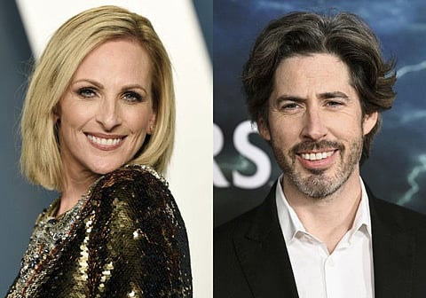 Actress Marlee Matlin and director Jason Reitman.