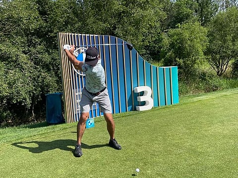 Rafa Cabrero Bello in action during the first round of the BMW International in Munich.