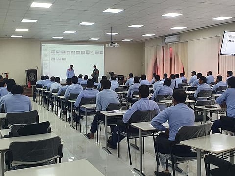 Apart from the technical aspects of safe-driving, the taxi drivers also learned about the legal liabilities of violating traffic laws and the proper procedures to follow.