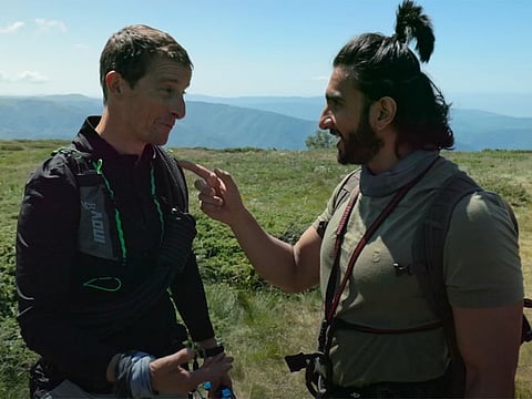 Bear Grylls and Ranveer Singh