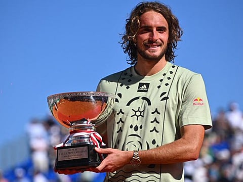Stefanos Tsitsipas beat Roberto Bautista Agut 6-4 3-6 7-6(2) to win the final of the Mallorca Championships.