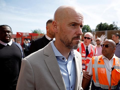 Man Utd coach Erik ten Hag.