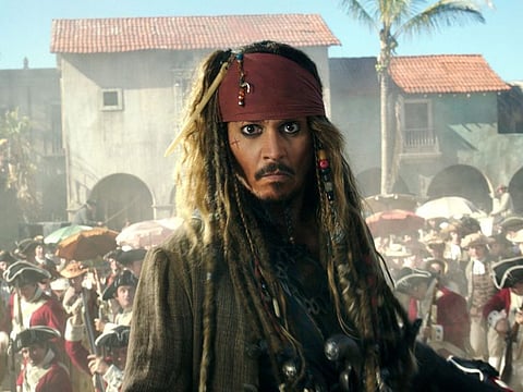 Johnny Depp in Pirates of the Caribbean
