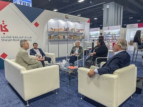 SBA chairman Ahmed Rakkad Al Ameri meeting with Dr. Caerla Hayden at the American Library Association Annual Conference & Exhibition.