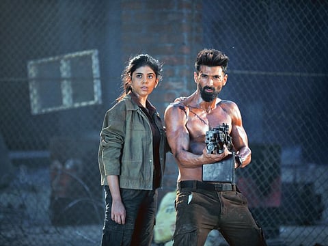 Watch: Aditya Roy Kapur and Sanjana Sanghi are in top form in ‘Rashtra Kavach Om’