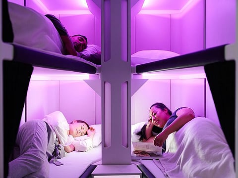 The six-bed pods - known as Skynest - will be available from September next year.