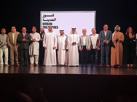 Representatives from the awarded outlets with DCT Abu Dhabi officials.