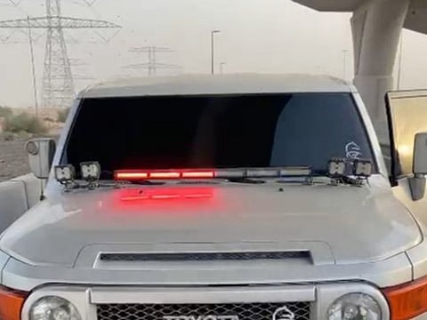 Col bin Suwaidan said police patrols had recently impounded two vehicles on two separate occasions for illegally fitting their vehicles with emergency warning lights.