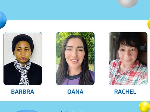 Three expat women in UAE including Barbra, Oana and Rachel are the latest winner of Mazhooz Draw in Dubai