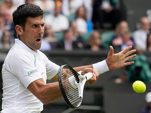 Serbia's Novak Djokovic defeated Russia's Andrey Rublev in four sets during his quarter-final match on Tuesday.
