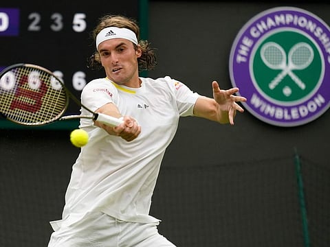 Greece's Stefanos Tsitsipas will face Australia's Nick Kyrgios in the third round of Wimbledon today.