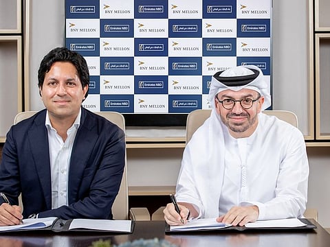 Akash Shah Chief Growth Officer at BNY Mellon and Ahmed Al Qassim Group Head, Corporate and Institutional Banking at Emirates NBD.