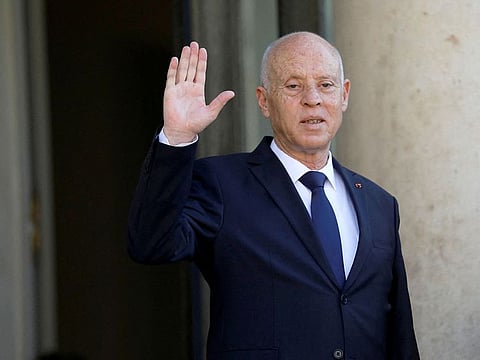 Tunisia president Kais Saied.