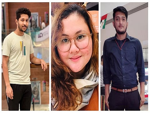 Shiju, Gillian and Fiyas: The trio experiencing Eid Al Adha excitement for the first the time in the UAE.