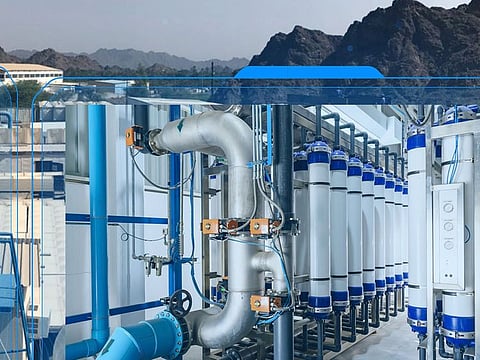 DEWA's Water Microfiltration Units in Hatta.