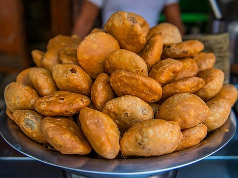 Kachori: A hot, savoury snack enjoyed even when it is cold