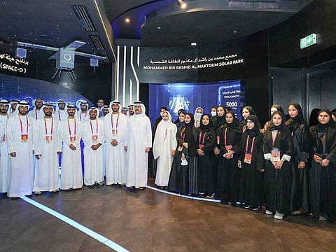 Volunteering and employees with Saeed Mohammed Al Tayer, managing director and CEO of DEWA