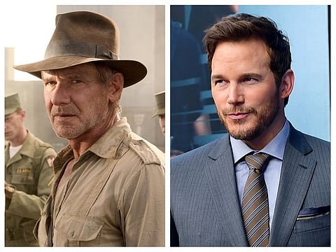 Harrison Ford in 'Indiana Jones' and Chris Pratt