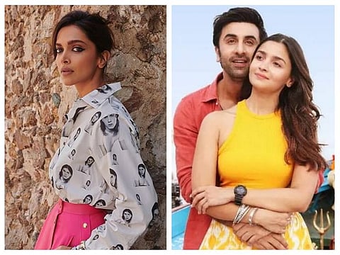 Deepika Padukone and Ranbir Kapoor and Alia Bhatt in 'Brahmastra'
