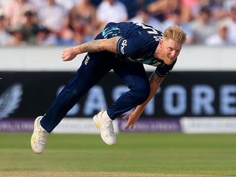 England all-rounder Ben Stokes in action during his last One Day International against South Africa at Riverside Ground on Tuesday.
