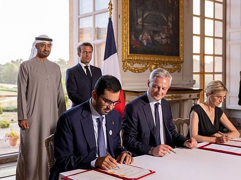 UAE and France come up with two wide-arching deals to take on energy security and expand renewable energy capacity.