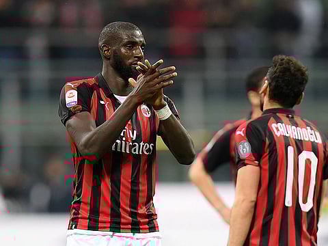 Tiemoue Bakayoko, on loan to AC Milan from Chelsea, was searched by Milan police at gunpoint.