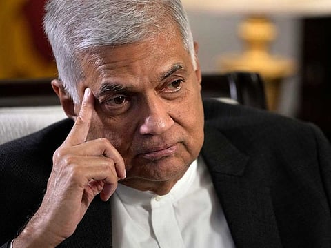 Sri Lanka’s President Ranil Wickremesinghe.