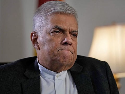 Wickremesinghe said that it was love for his country that drove him to take up the task of rebuilding Sri Lanka.