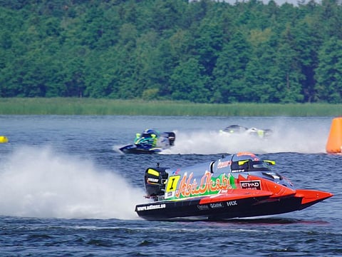 Rashed Al Qemzi survived challenging conditions to finish on pole at Grand Prix of Poland on Saturday.