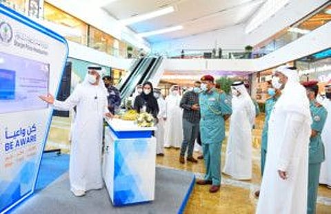 Brigadier General Abdullah Mubarak bin Amer of Sharjah Police on Thursday launched an interactive awareness programme on cybercrime and cybersecurity titled ‘Be Aware: Stop, Think, Protect’, at City Centre Al Zahia, Sharjah.