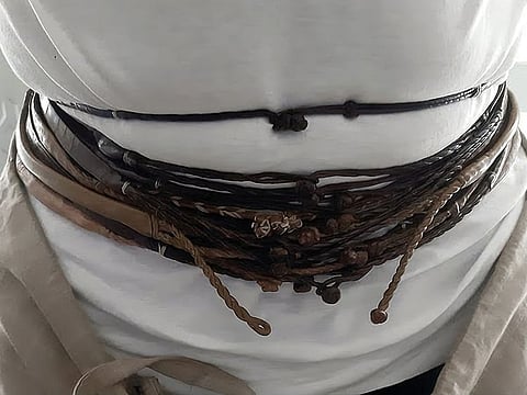 Some of the items that were confiscated from the passenger at Dubai airport.