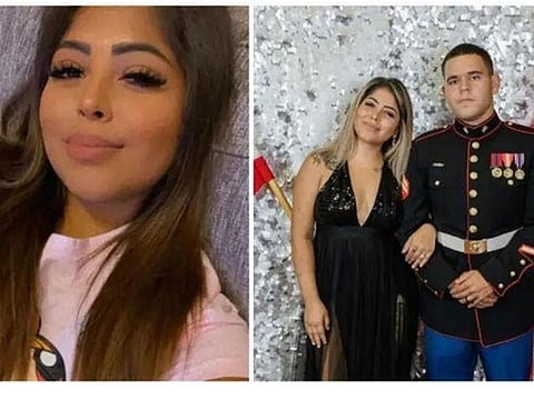 The 27-year-old YouTuber was three-months pregnant, and died after receiving several stab wounds from her husband, who is a serving member of the US Marines.