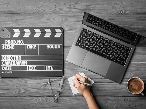 An illustrative picture of scriptwriting