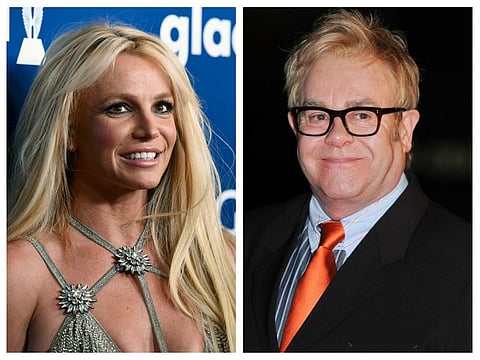 Britney Spears and Elton John