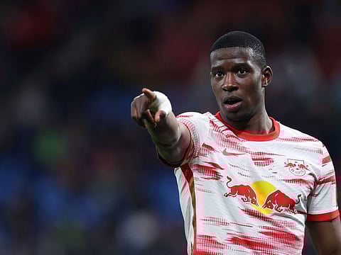 On the move... PSG and Leipzig have found an agreement for French international defender Mukiele's transfer to the French club.