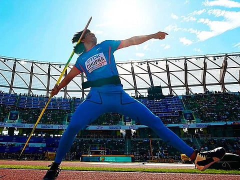 Neeraj Chopra clinched the silver medal in the finals of men's javelin throw at the World Athletics Championships 2022 in Oregon, US