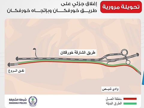 Motorists are advised to take alternate routes.