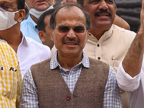 Indian National Congress party MP Adhir Ranjan Chowdhury