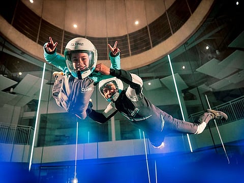 CLYMB at Yas Island is also home to the world’s biggest indoor skydiving flight chamber, which is open to children as young as 3 years