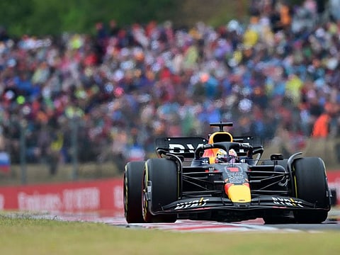 Red Bull Racing's Dutch driver Max Verstappen won the Formula One Hungarian Grand Prix at the Hungaroring in Mogyorod near Budapest, Hungary.