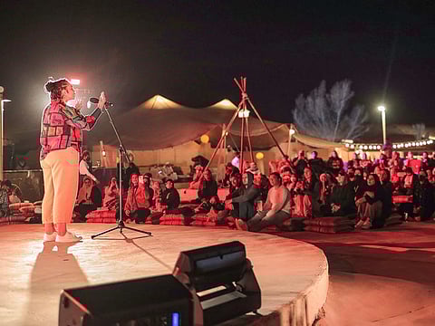 Desert Stanzas was part of the festival held in February